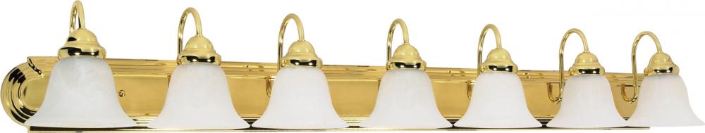 Nuvo Ballerina 7 Light 48 Vanity W Glass Bell Shades 60 293 for sale online 